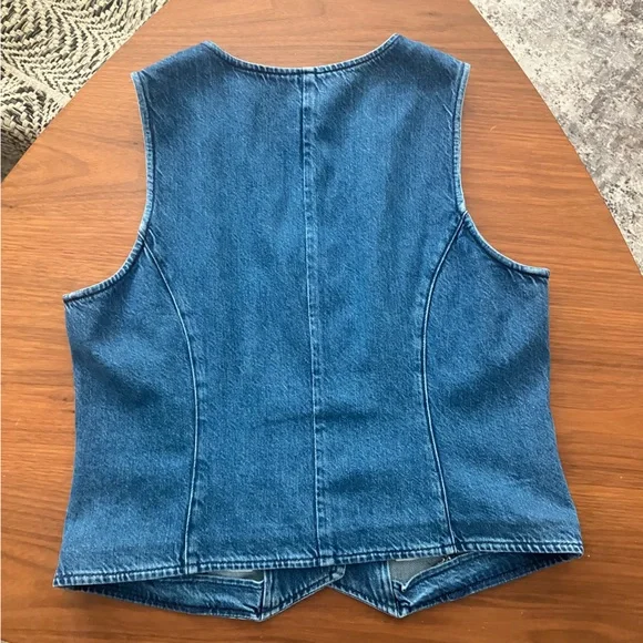 J. Crew Classic Blue Denim Vest - Picture 4 of 4